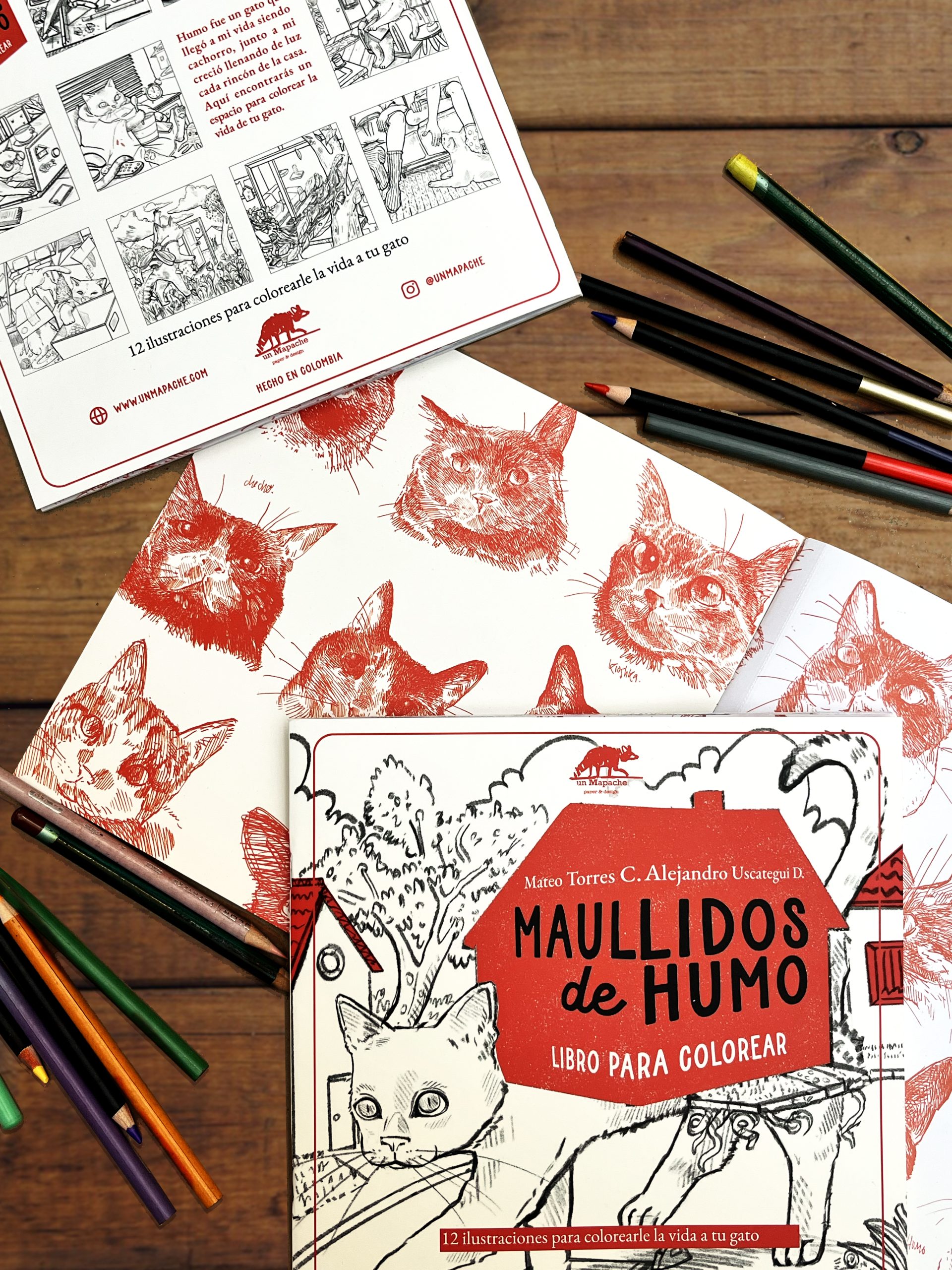MAULLIDOS DE HUMO LIBRO PARA COLOREAR - Imagen 2