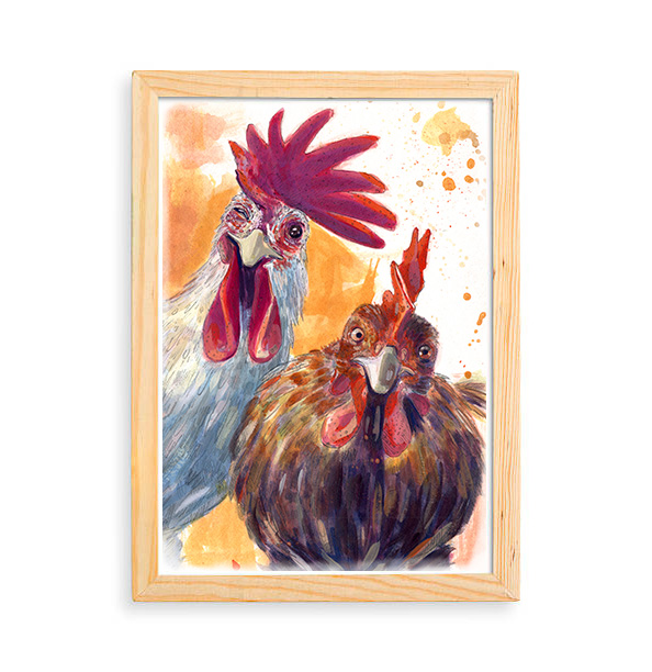 GALLO Y GALLINA