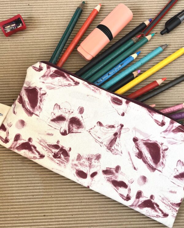 CARTUCHERA ROJA CARE MAPACHE