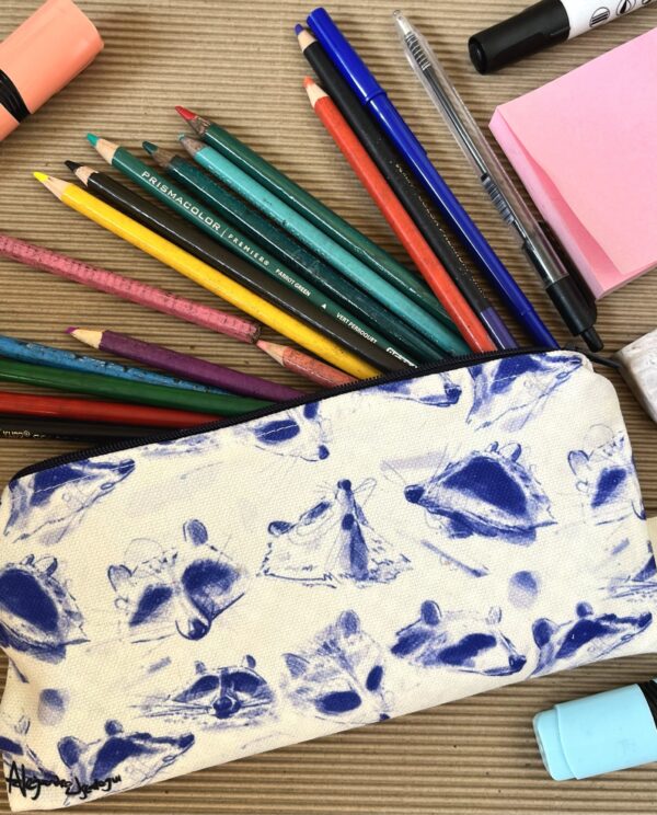 CARTUCHERA AZUL CARE MAPACHE