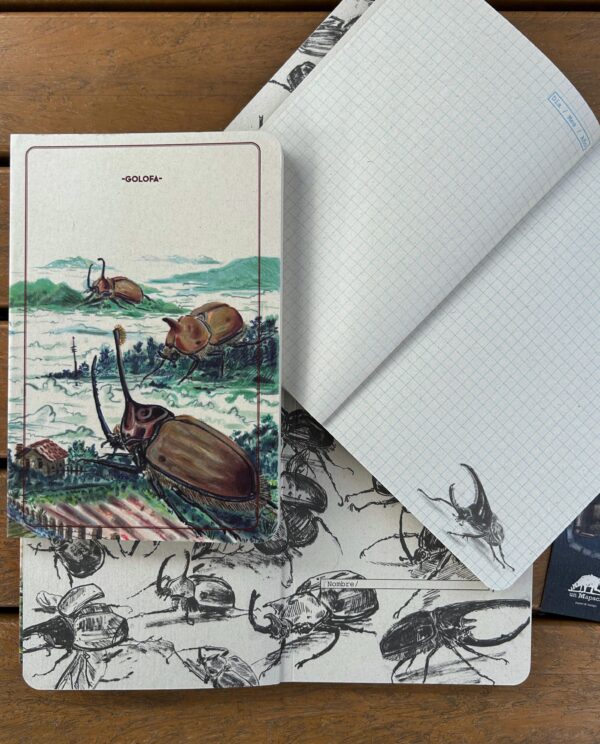 Libretas Escarabajo golofa